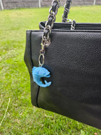 Glow Blue 3D Printed Fish Keychains