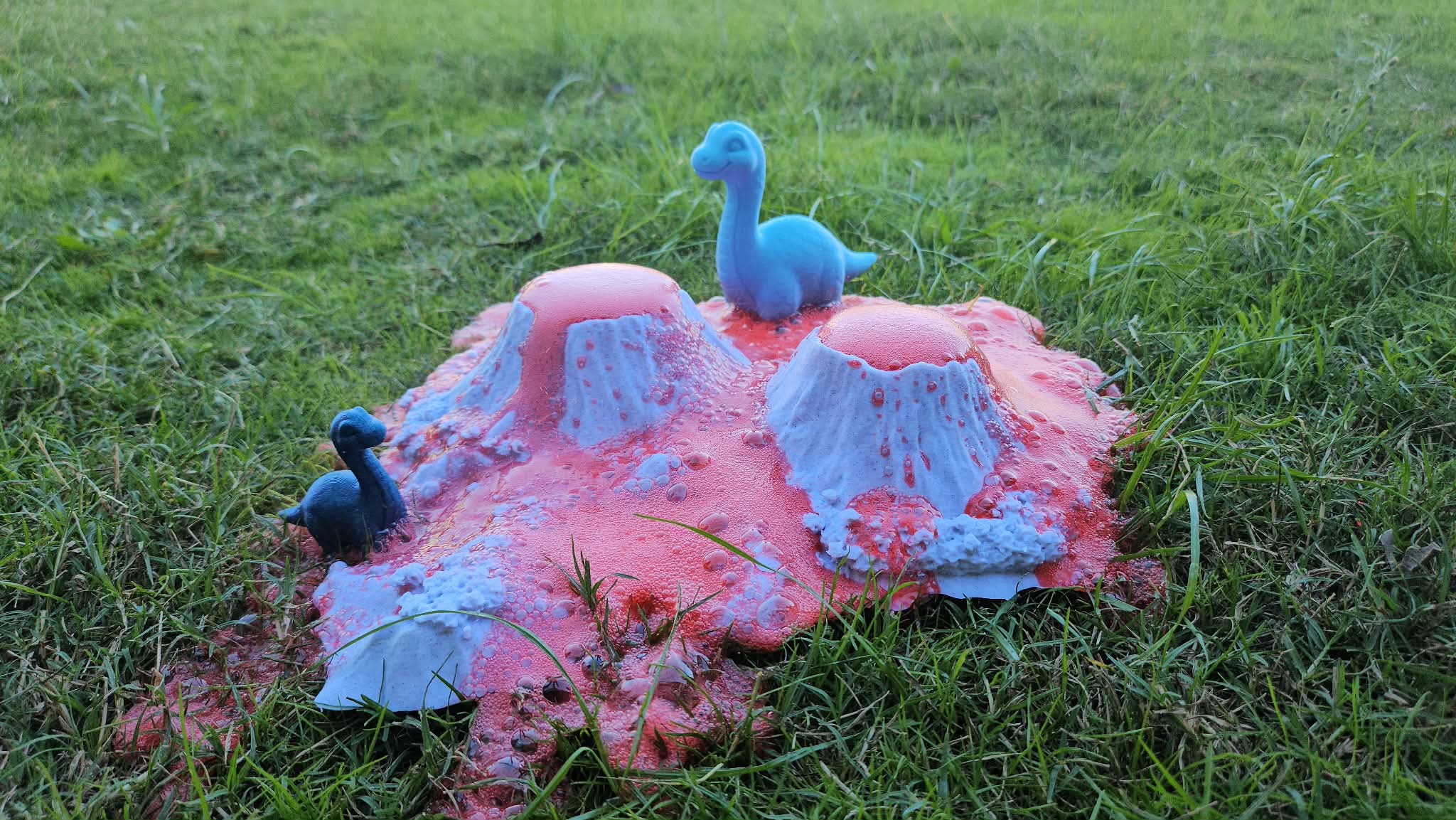 3D Printed Volcano Island